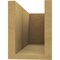 Ekena Millwork 6in. W x 8in. H x 16in. L Block Woodgrain TimberThane Rafter Tail, Primed Tan RFTUR06X08X16BLKRCPR - alternate 3